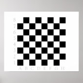 Poster Échecboard (Devant)