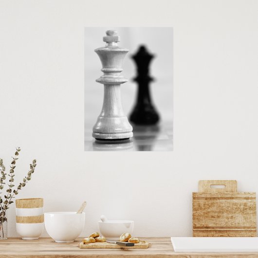 Poster Échecs (Cuisine)