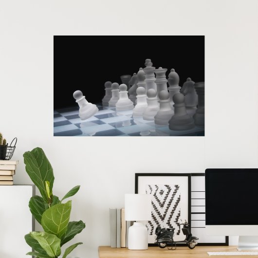Poster Échecs (Bureau à domicile)