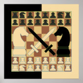 POSTER ÉCHECS (Devant)