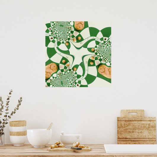 Poster Échecs (Cuisine)