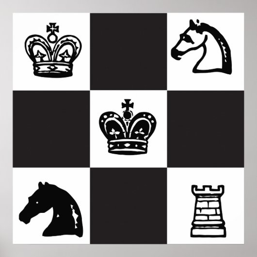 Poster Échecs (Devant)