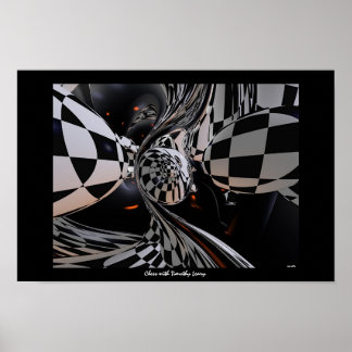 Poster Échecs avec Timothy Leary