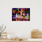 Poster Échecs de glace par Lenny (Cuisine)