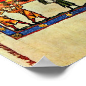 Poster Échecs, Par Meister Der Manessischen Liederhandsch (Coin)