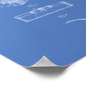 Poster Échelle de salle de bain 1938 Plan directeur de l' (Coin)