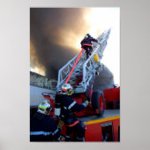 Poster Échelle Escalade pompier (Devant)