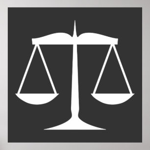 Poster Échelles de justice