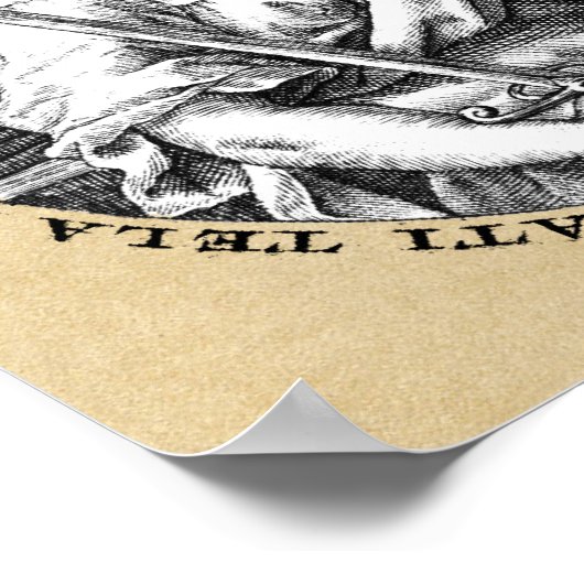 Poster Échelles de justice (Coin)