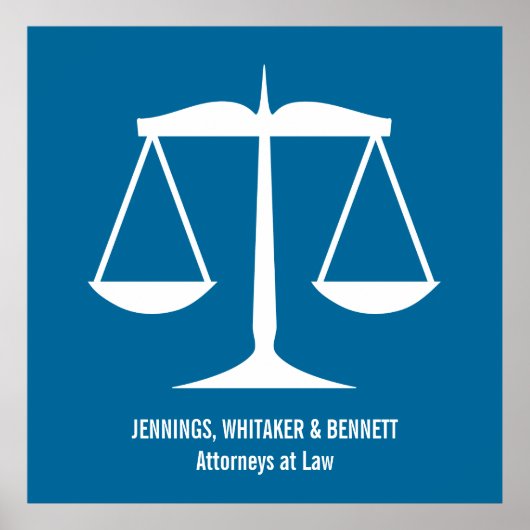 Poster Échelles de justice (Devant)