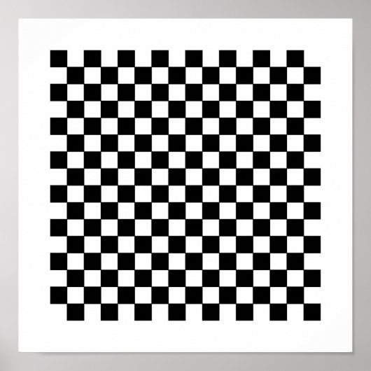 Poster échiquier pour murs (Devant)