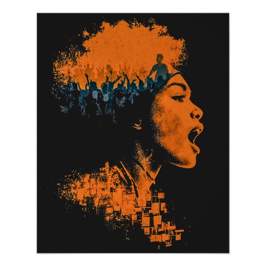 Poster Écho de la foule (Devant)