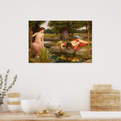Poster Écho et Narcisse de John William Waterhouse (Cuisine)