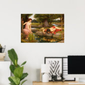 Poster Écho et Narcisse de John William Waterhouse (Bureau à domicile)