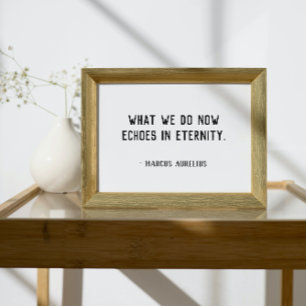 Poster Echoes in Eternity Quote  