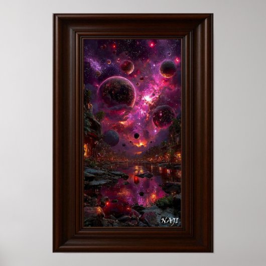 Poster Echoes of a Shattered Universe (Devant)