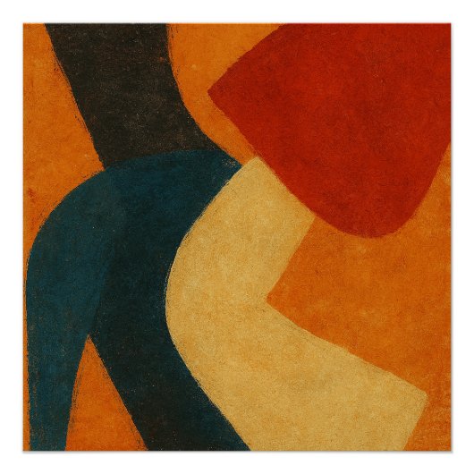 Poster Echoes of a Vanished Ritual: Japanese Abstract (Devant)