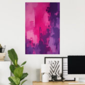 Poster Echoes of Magenta (Bureau à domicile)