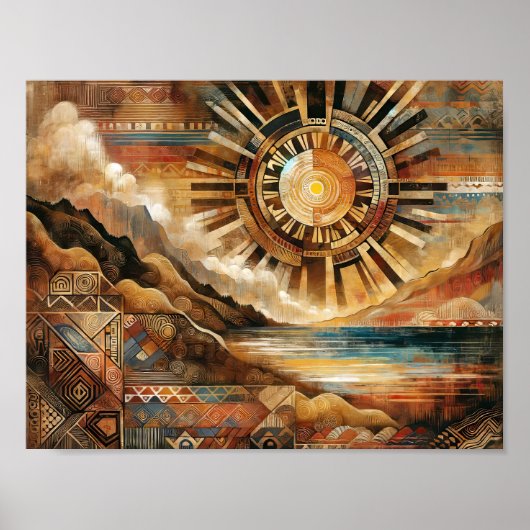 Poster Echos ancestraux : Tapisserie d'art philippine (Devant)