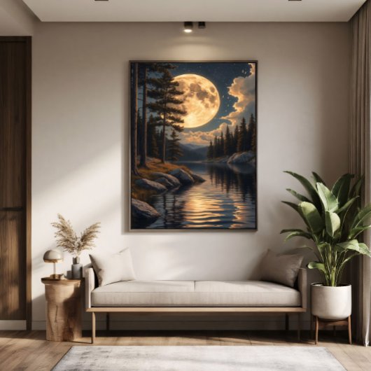 Poster Échos de la Lune Dorée