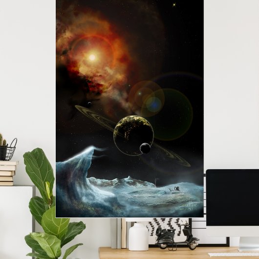 Poster Échos de la vie (Bureau à domicile)