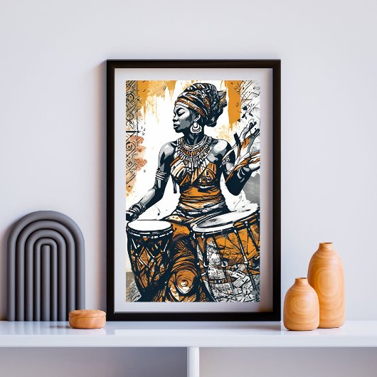 Poster Échos de son feu ancestral