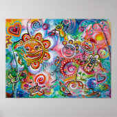 Poster Échos de Taino et l'unicité de la lumière et du bo (Devant)