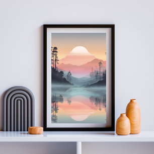 Poster Échos du soleil du matin