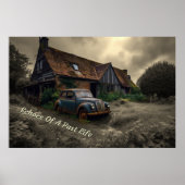 Poster Echos D'Un Passé Concept Espace Liminal Art (Devant)