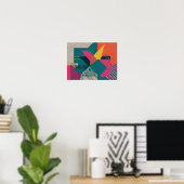 Poster Échos numériques (Bureau à domicile)