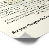 Poster Echos & Offres | Rituel côté étang (Coin)