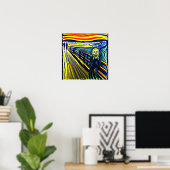 Poster Echos silencieux : dévoiler le cri d'Edvard Munch (Bureau à domicile)