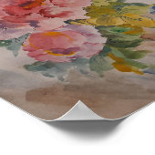 Poster Éclaboussure de printemps (Coin)