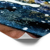 Poster Éclaboussure lunaire (Coin)