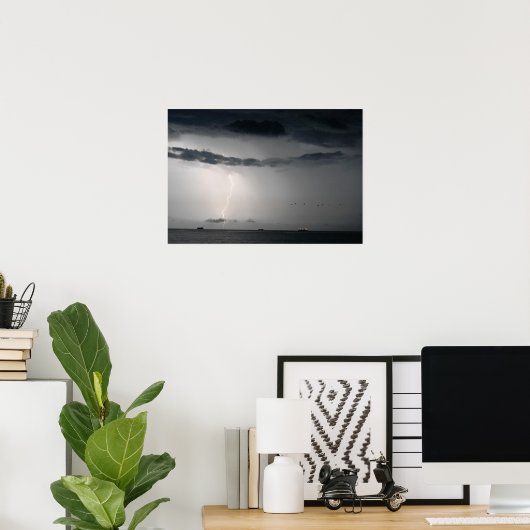 Poster Éclair (Bureau à domicile)