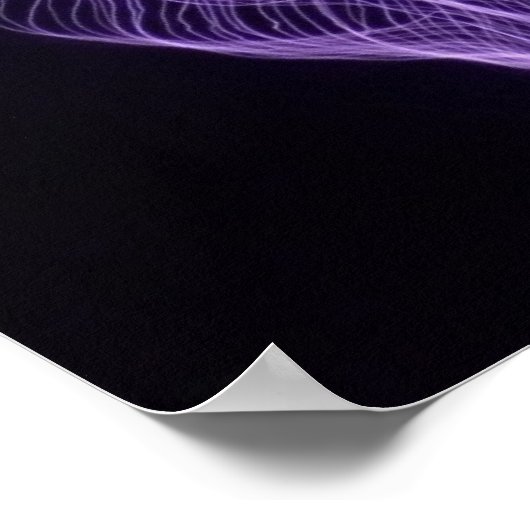 Poster Éclair alimenté par Tesla (Coin)