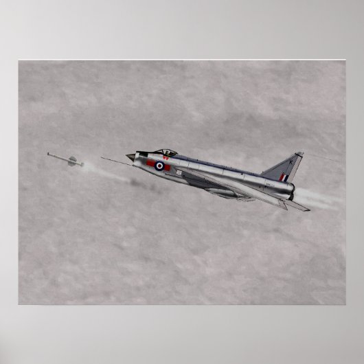Poster Éclair de missile de combat 1967 (Devant)
