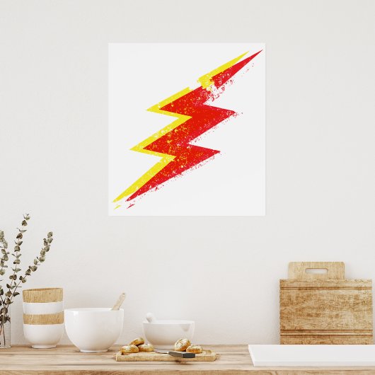 Poster Éclair détruit (Cuisine)