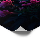 Poster Éclair dramatique sur un lac forestier serein (Coin)