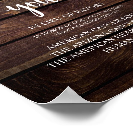 Poster Éclairage à cordes, Don Mariage, Contribution (Coin)