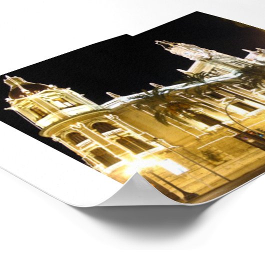 Poster Éclairage blanc de Valence (Coin)