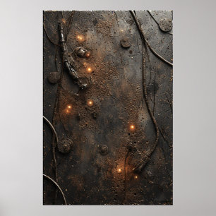 Poster Éclairage Cyberpunk