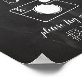 Poster Éclairage de la barre et de la Parties scintillant (Coin)