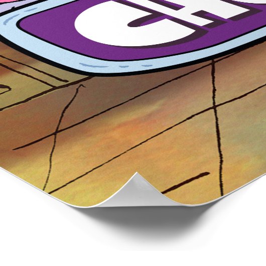 Poster Éclairage de la chaudière (Coin)