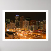 Poster Éclairage de la ville (Devant)