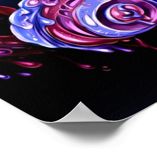 Poster Éclairage des écouteurs (Coin)