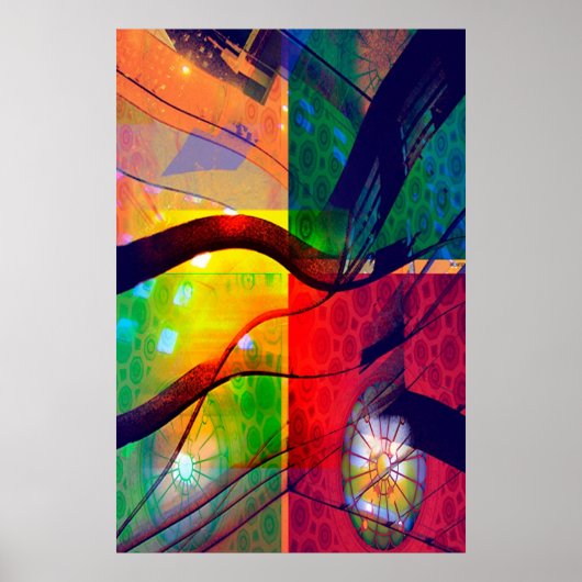 Poster Éclairé (Devant)