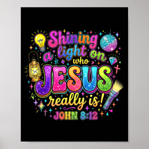 Poster Éclairer sur qui Jésus VBS 2026 Vacances