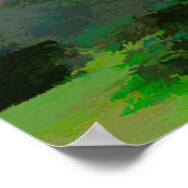 Poster Éclat de pin dans des variations de couleur (Coin)