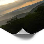 Poster Éclat de soleil au point de vue (Coin)
